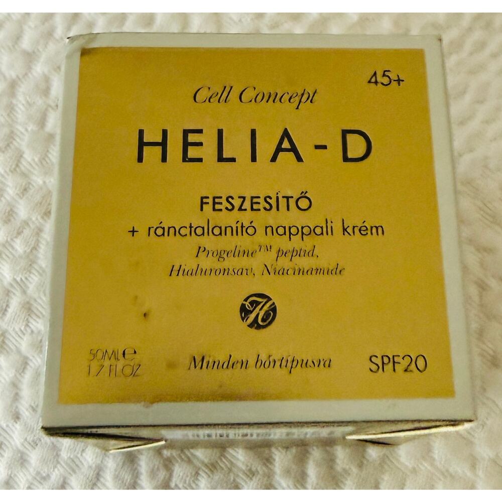 Helia-D Cell Concept 45+ Firming Anti-Wrinkle Day Cream SPF 20 Peptide 1.7oz